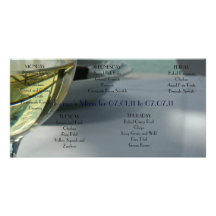Menu témoin de Romeo Cartes Avec Photo