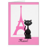Meow, Bonjour! Cards