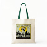Meow Cat Art - Vintage Tote Bag