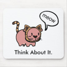 Meow Pig Mouse Pad
