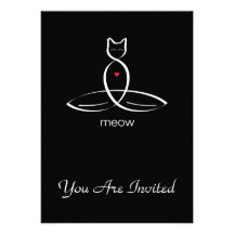 Meow - Regular style text. Invite