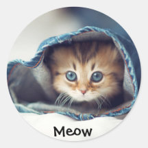 "Meow" Stickers