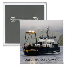 Mer sibérienne, bateau de pêche de ligneur badge avec épingle