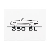 Mercedes 350 SL Type 107 Post Cards