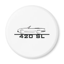 Mercedes 420 SL Type 107 Fridge Magnets