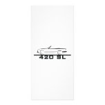 Mercedes 420 SL Type 107 rack cards