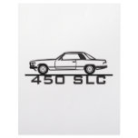 Mercedes 450 SLC 107 letterhead