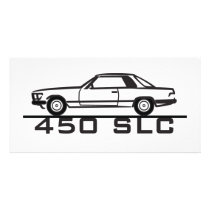 Mercedes 450 SLC 107 Personalized Photo Card