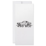 Mercedes 450 SLC 107 rack cards