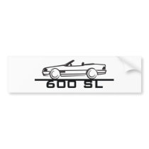 Mercedes 600 SL Type 129 Bumper Sticker