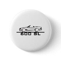 Mercedes 600 SL Type 129 Pinback Buttons