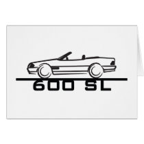 Mercedes 600 SL Type 129 Greeting Cards