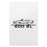 Mercedes 600 SL Type 129 stationery