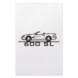 Mercedes 600 SL Type 230 stationery
