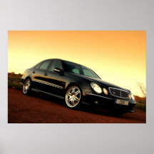 Mercedes Benz E55 AMG Poster