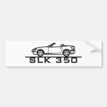 Mercedes SLK 350 Bumper Sticker