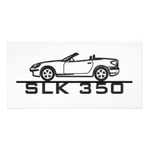 Mercedes SLK 350 Photo Card Template