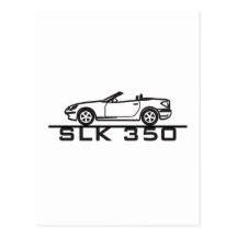 Mercedes SLK 350 Post Card