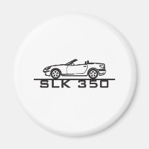 Mercedes SLK 350 Refrigerator Magnets