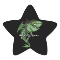 Mercenary Fish Star Sticker