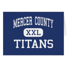 Mercer County - Titans - High - Harrodsburg Greeting Cards