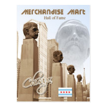 Merchandise Mart Hall of Fame, Chicago, Illinois Post Cards