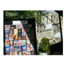 Merchant Stall Near Notre Dame Post Card