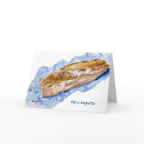 Merci Baguette Thank You Greeting Greeting Card