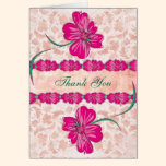 Merci floral ROSE cartes