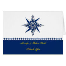 Merci nautique de jaune de marine de rose de bouss cartes de vœux