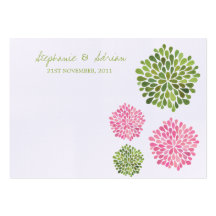 Merci ou fleurs de vert de rose de cartes d'endroi carte de visite