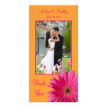 Merci Photocard de mariage de marguerite de Gerber Cartes Avec Photo