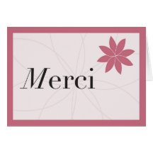 Merci Pink Cards