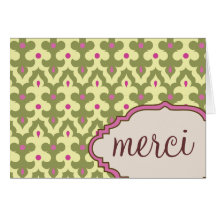 Merci thank you card