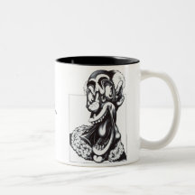 Merci the Clown Coffee Mugs