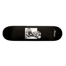 Merci the Clown Custom Skate Board
