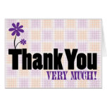 Merci vraiment carte de note