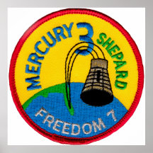 Mercury 3: Freedom 7 Alan Shepherd Posters