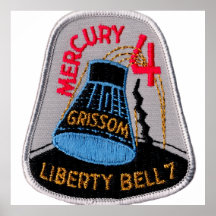 Mercury 4: Liberty Bell 7 Gus Grissom Print