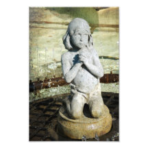 Mercy Fountain Detail Photo Print