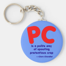 Merde prétentieuse de PC Porte-clefs