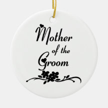 Mère classique du marié décoration de noël