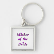 Mère de jeune mariée de l'amour simplement porte-clefs