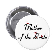 Mère du bouton de jeune mariée badge