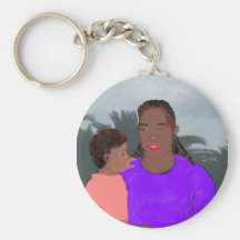 Mère et fille Keychain Porte-clés