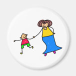 Mère et fils magnets pour réfrigérateur