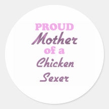 Mère fière d'un poulet Sexer Adhésifs