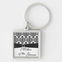 Mère noire et blanche du marié Keychain Porte-clef