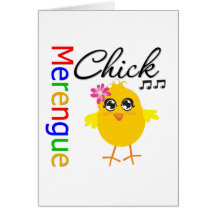 Merengue Chick Greeting Card