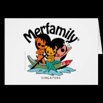 Merfamily® Singapore Sampan cards